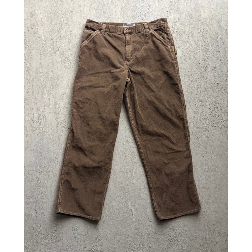 Vintage Old Navy 36x30 Brown 2000s Corduroy Carpenter Painter Pants